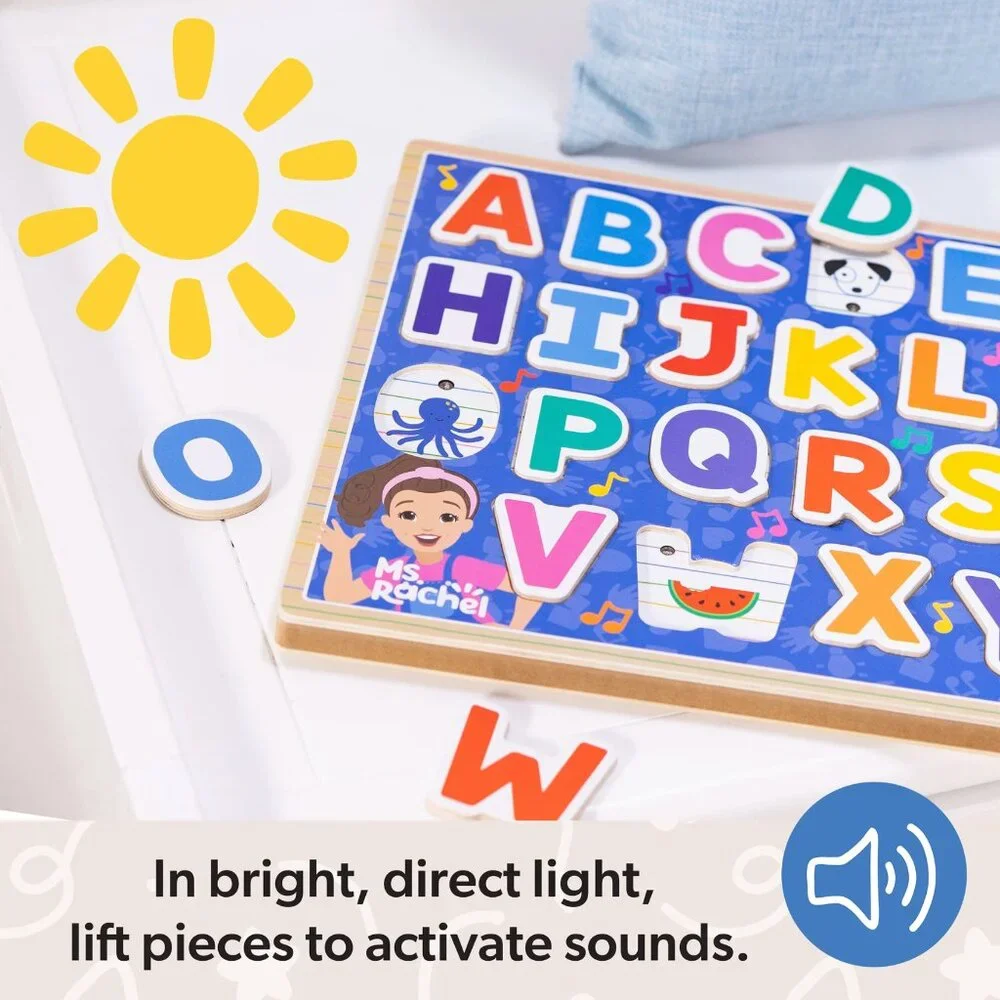 NWT Ms. Rachel™ Wooden Phonics Alphabet Sound Puzzle - 26 Pieces